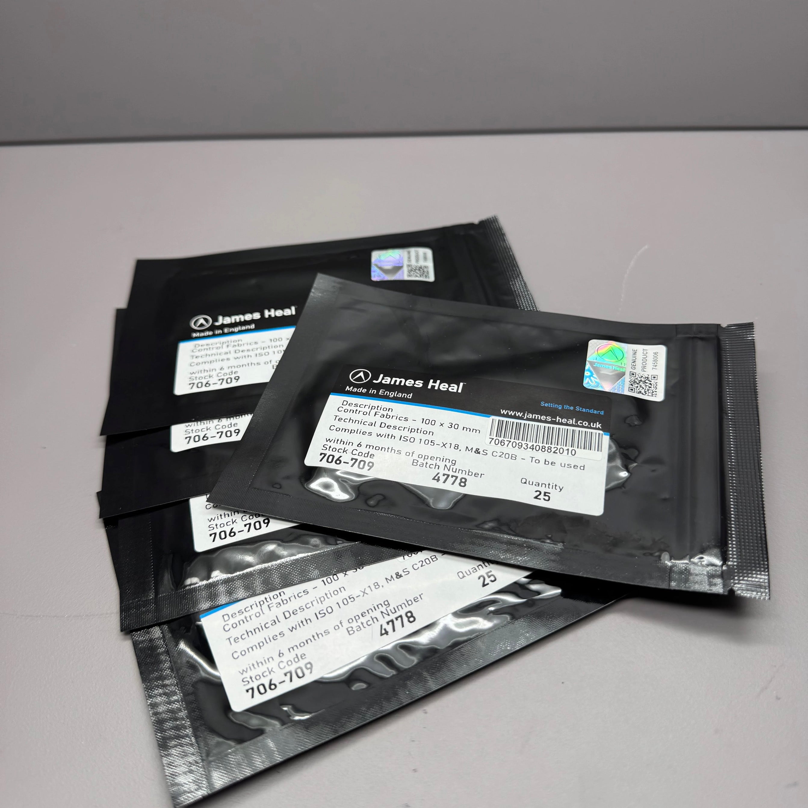 James Heel Phenolic yellowing  Control Fabrics